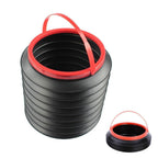 Foldable Car Trash Can 4L Space-Saving Organiser - Side View