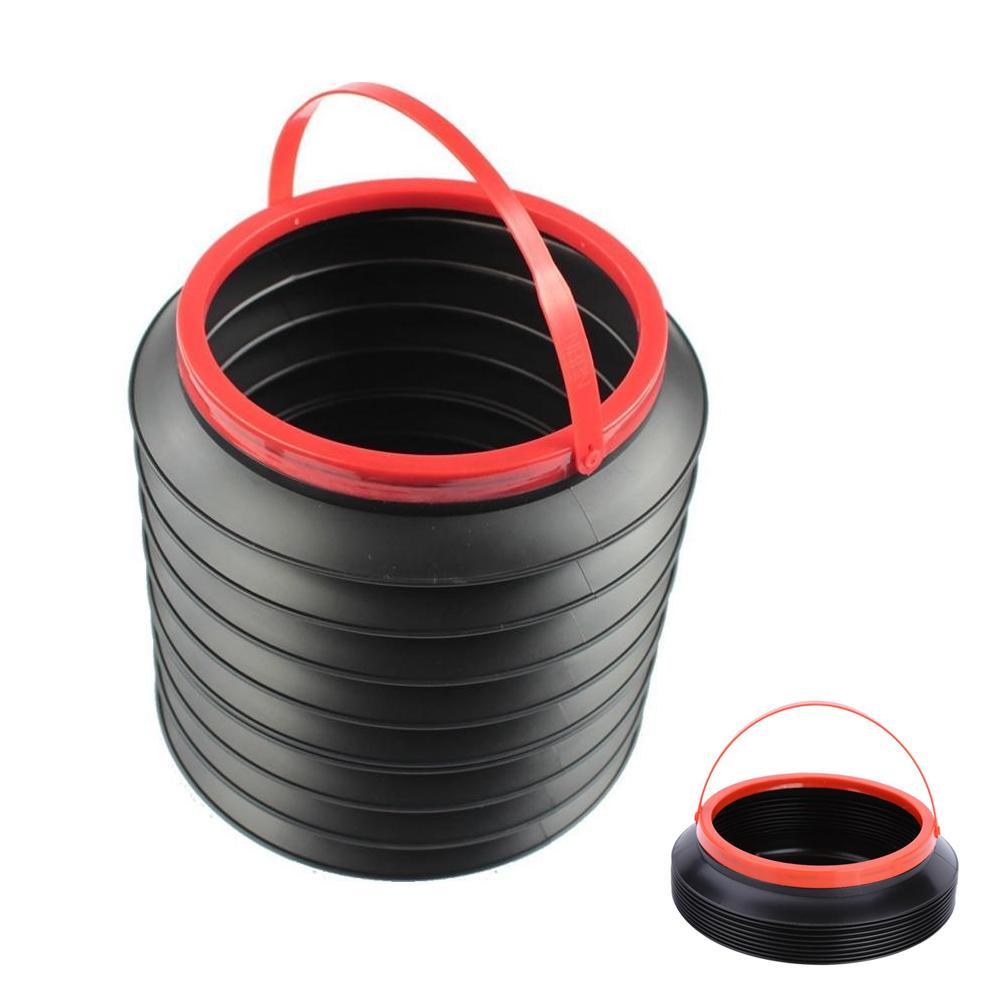 Foldable Car Trash Can 4L Space-Saving Organiser - Side View