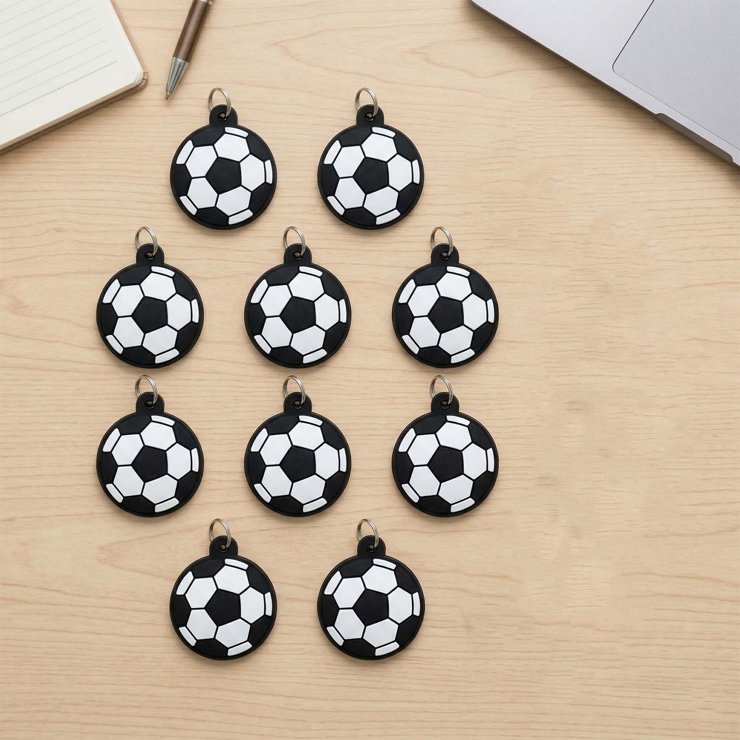 ALVENZA Football Keychain Set – Stylish Sports Gift for Fans