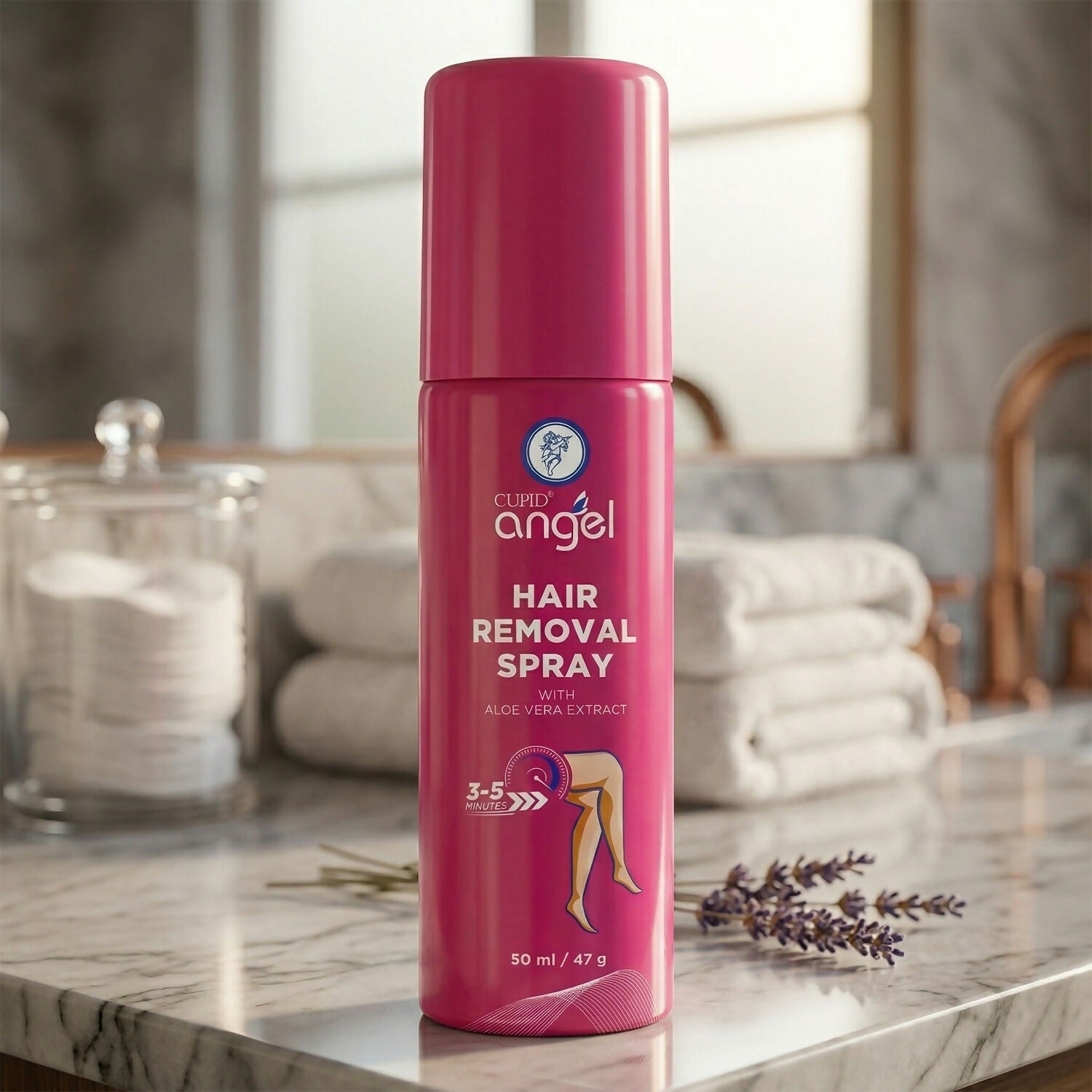 Hair Removal Spray – Painless & Quick with Aloe Vera Formula