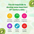 ALVENZA Kiwi Jelly Cube Slime Kit – Creative and Fun DIY Toy for Kids