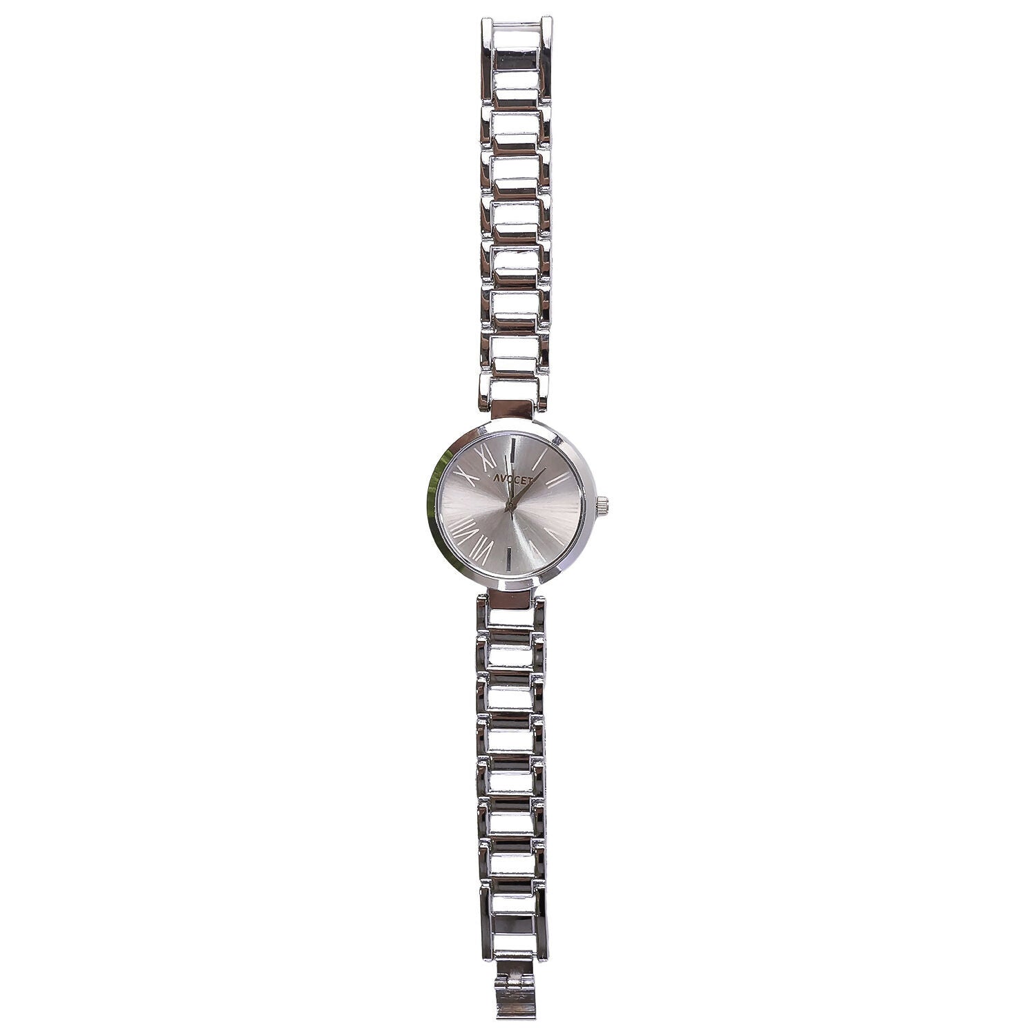 Minimal Silver Dial Women's Watch – Elegant & Versatile Accessory
