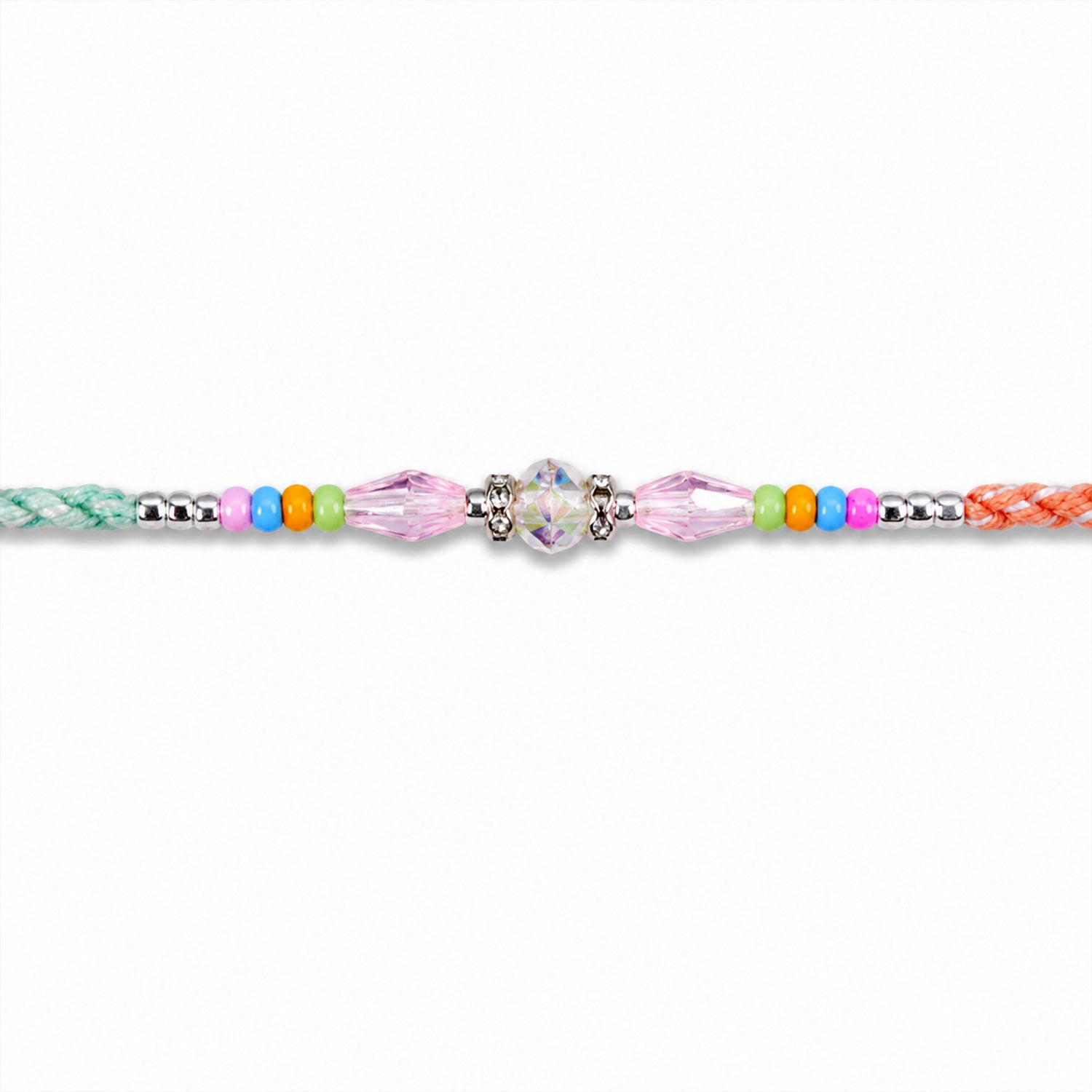 ALVENZA Premium Sparkle Designer Rakhi with Pearl Detail, Stone Centre and Gift Ready Style