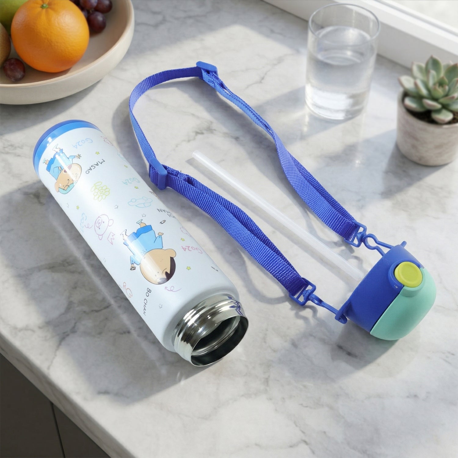 ALVENZA Kids Stainless Steel Water Bottle – Leakproof & Eco-friendly Design