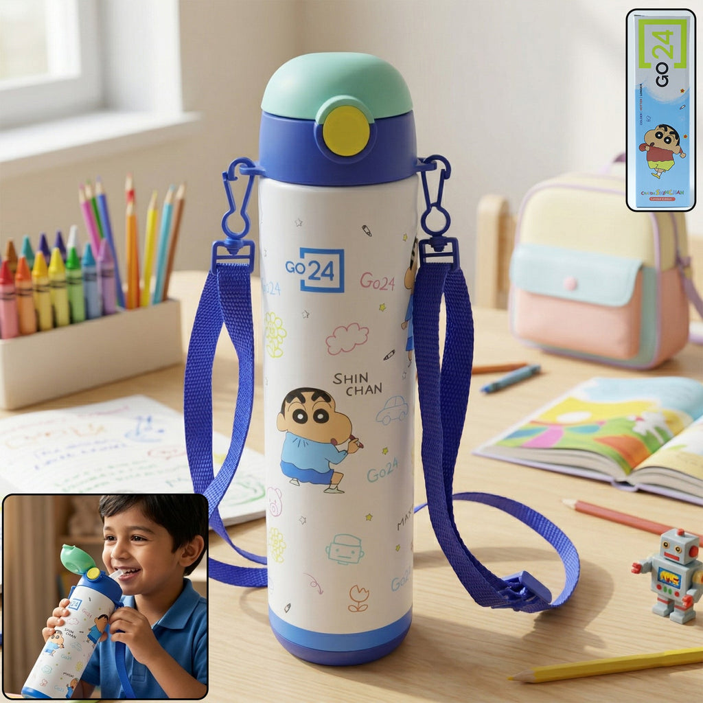 ALVENZA Kids Stainless Steel Water Bottle – Leakproof & Eco-friendly Design