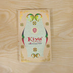 ALVENZA Round Red Green Enamel Rakhi with Multicolor Beads, Roli Chawal Coin and Card Packing