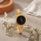 Elegant Golden Charm Bracelet Watch – Stylish & Versatile Accessory