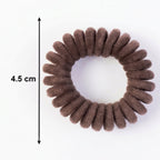 Soft Stretchable Telephone Wire Hair Band No Crease & Secure Fit - Detail View 6