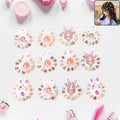 Mini Claw Hair Clips – 120-Piece Pastel Bear Set for Girls