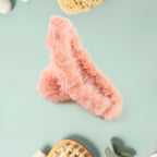 Fur Coated Hair Clutcher Clips – Soft Grip Set of 12