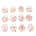Mini Claw Hair Clips – 120-Piece Pastel Bear Set for Girls