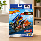 ALVENZA Hot Wheels City Fuel Station Playset – Interactive Racing Fun