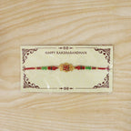 ALVENZA Swastik Symbol Rakhi – Elegant Traditional Festive Accessory