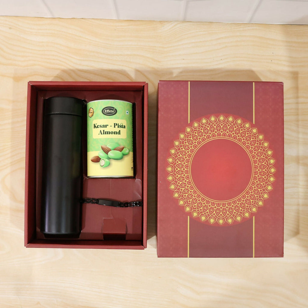 ALVENZA Custom Premium Rakhi Gift Set - Stylish, Practical & Festive