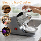 ALVENZA Electric Ice Crusher – Effortless & Fast for Home/Commercial Use