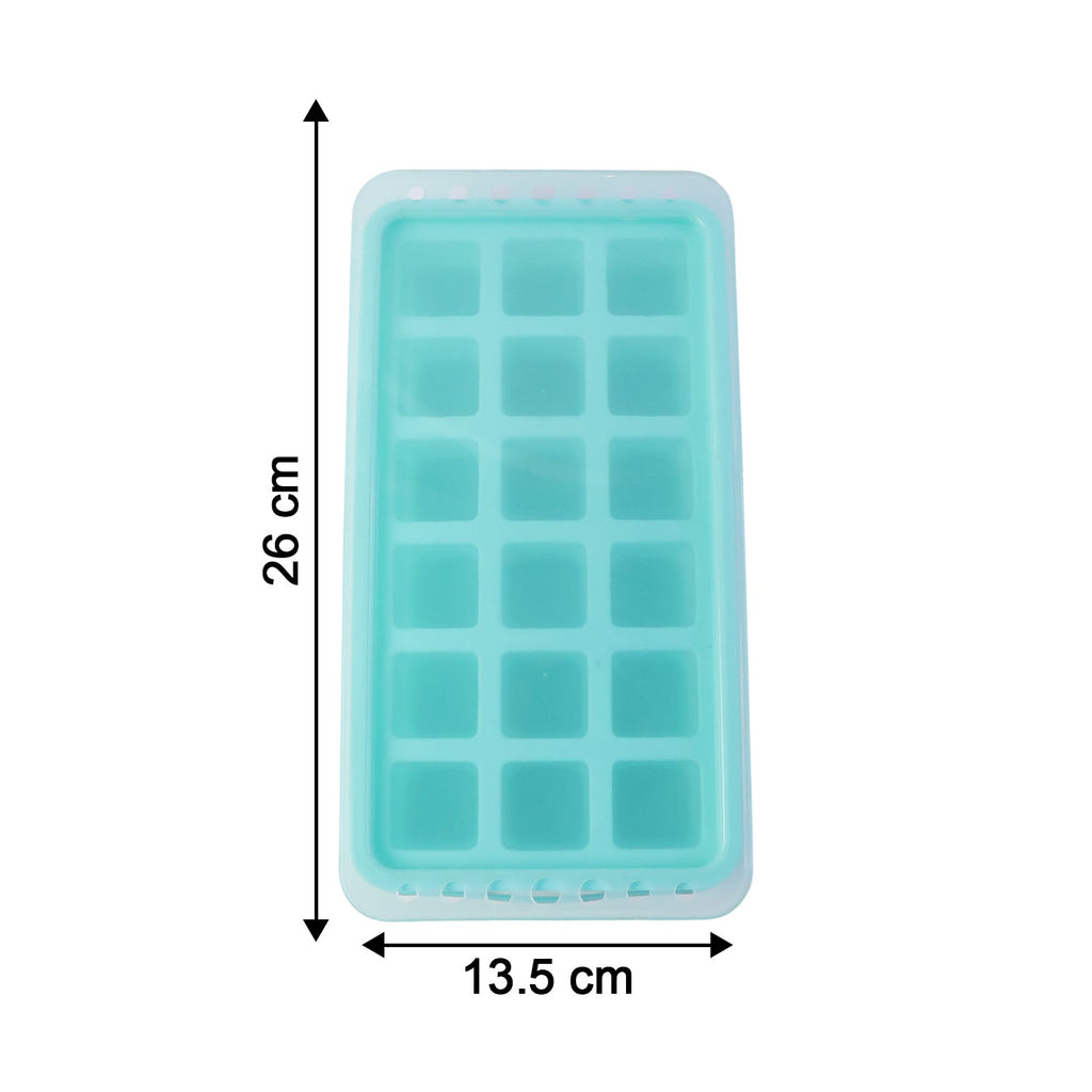 Ice Cube Tray Leak-Proof with 18-Grid Silicone Design - Detail View 7