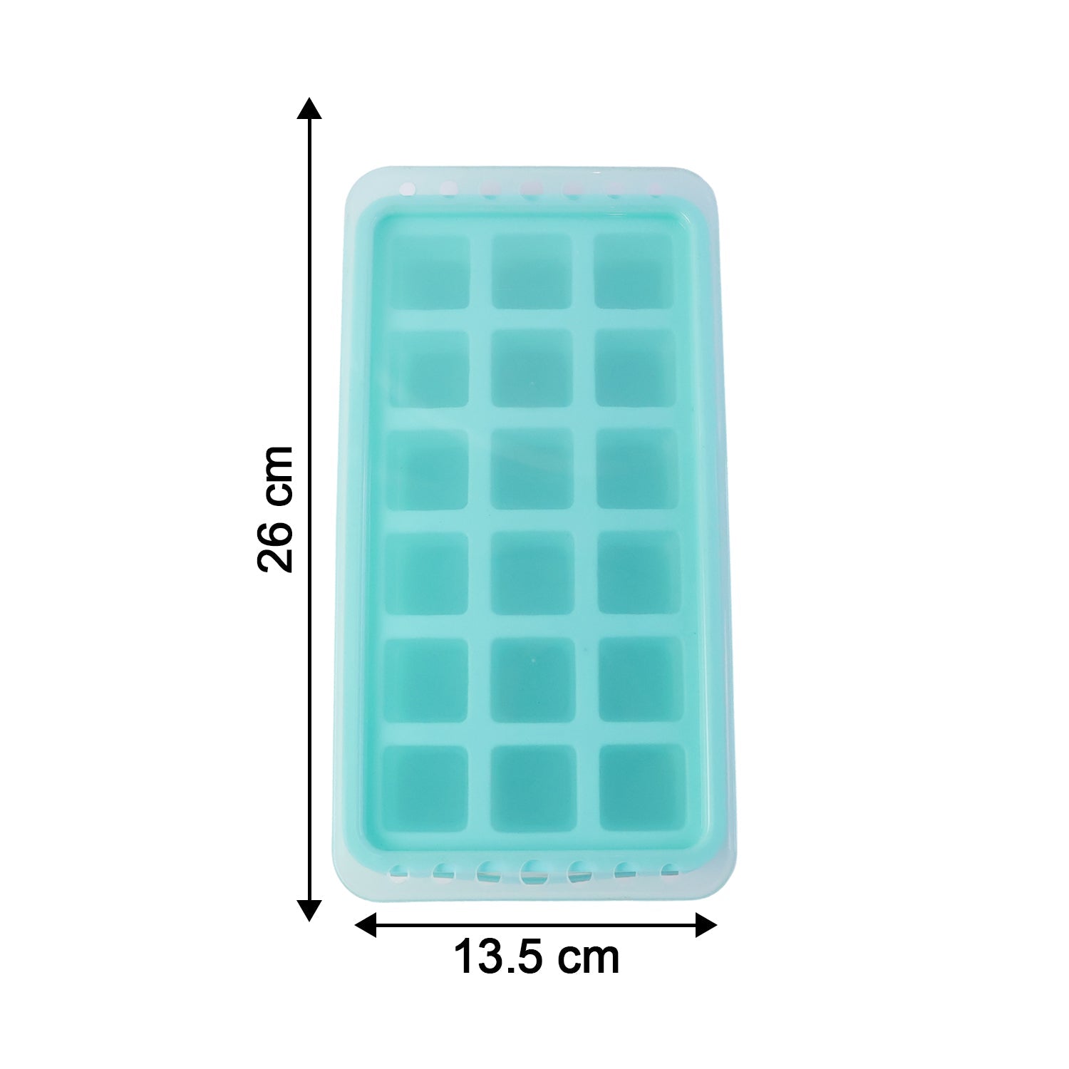 Ice Cube Tray Leak-Proof with 18-Grid Silicone Design - Detail View 7