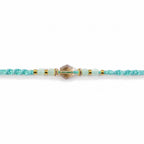 ALVENZA Premium Sparkle Designer Rakhi with Pearl Detail, Stone Centre and Gift Ready Style