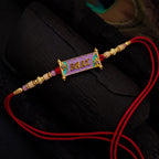 ALVENZA Colorful Beads Rakhi – Soft Thread & Stylish Appeal for Rakha
