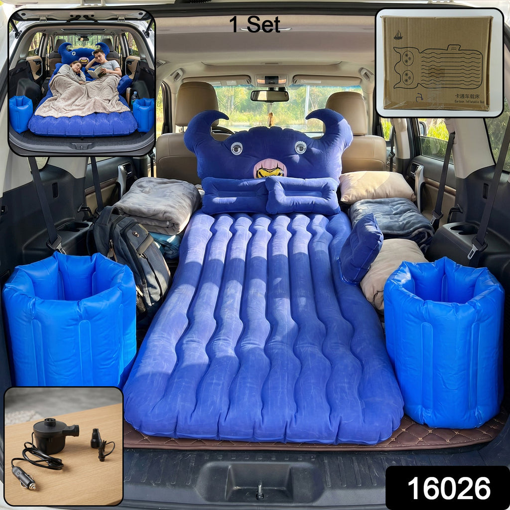 Inflatable Car Air Mattress Portable & Comfortable for Travel, Car Sofa