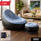 Inflatable Sofa Chair Portable, Comfortable Indoor & Outdoor Seating - Side View