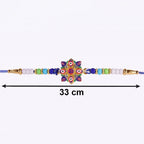 ALVENZA Evil Eye OM Star Rakhi – Symbols of Protection & Tradition