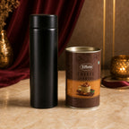 ALVENZA Customize Black Rakhi - Elegant Gift for Brothers with Chocolate & Bottle