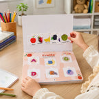 ALVENZA Velcro Kids Book – Fun Learning with Fruits for Ages 2-4