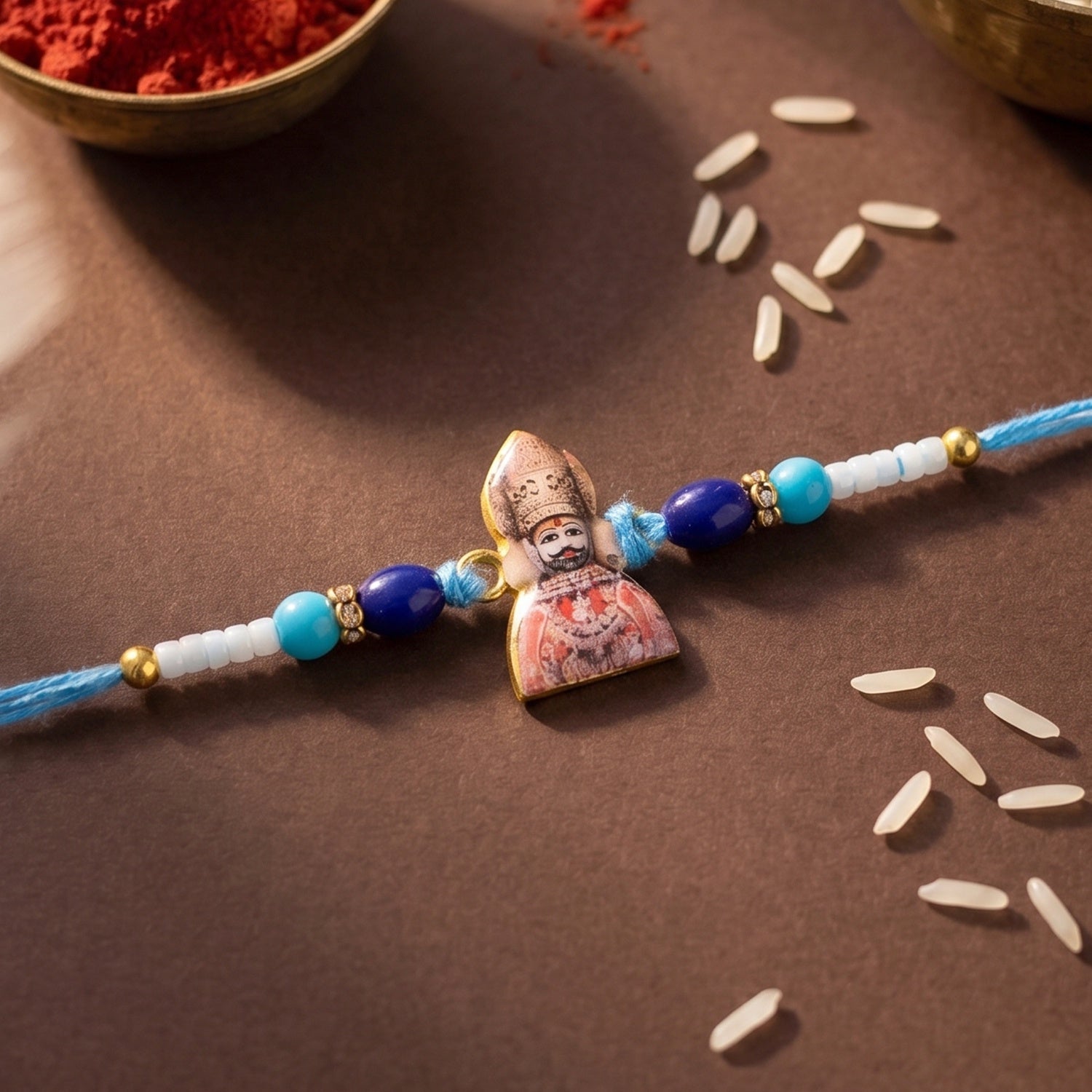ALVENZA Khatu Shyam Ji Devotional Rakhi – Symbol of Love & Protection