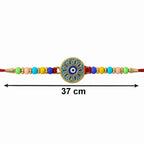 ALVENZA Evil Eye Mandala Rakhi – Symbol of Love and Protection