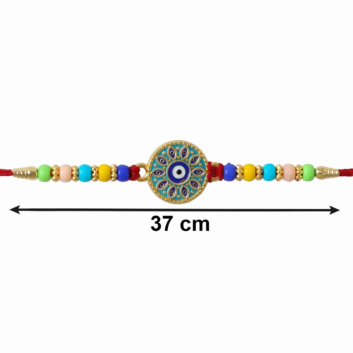 ALVENZA Evil Eye Mandala Rakhi – Symbol of Love and Protection