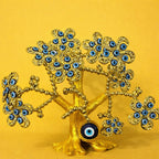 ALVENZA Golden Evil Eye Tree Showpiece – Elegant Home Decor & Protection
