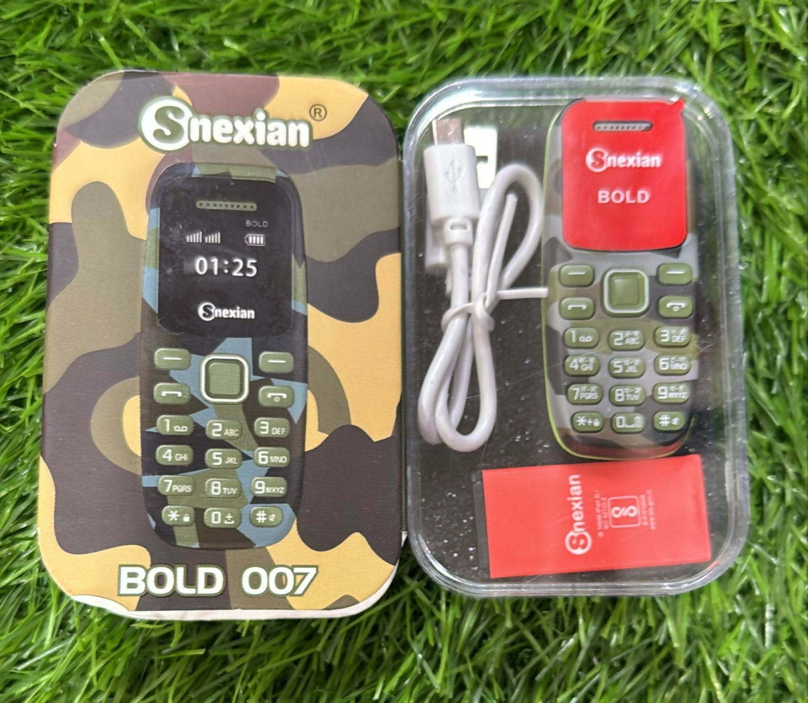 ALVENZA Mini Mobile Bold 007 – Compact Dual SIM Phone with Long Battery Life
