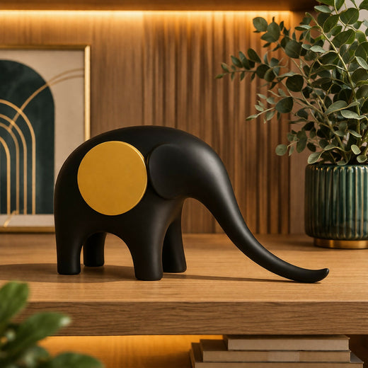 ALVENZA Modern Elephant Showpiece – Elegant Home Decor Accent