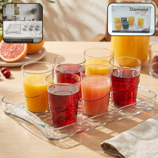Glass Serving Set – Elegant & Multipurpose for Home Use