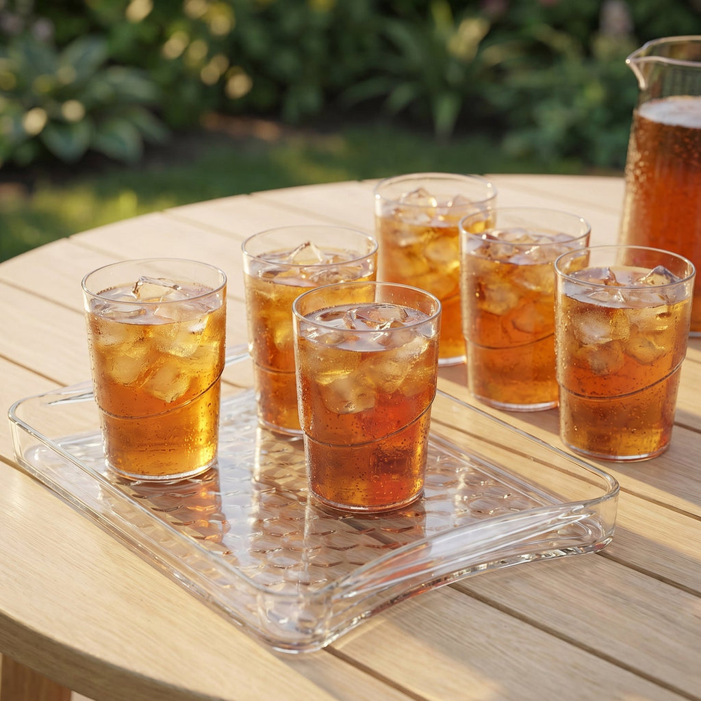 Glass Serving Set Elegant & Multipurpose for Home Use - Detail View 5