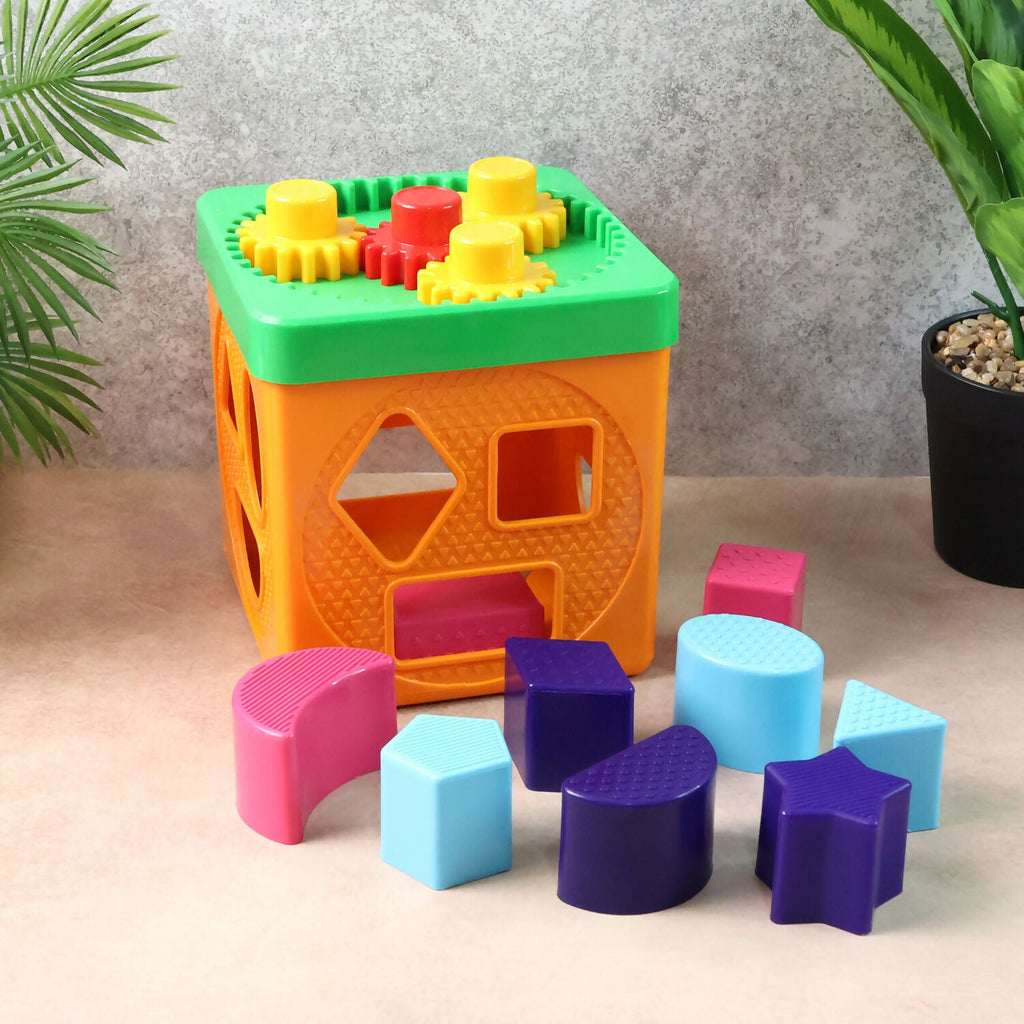 ALVENZA Shape Sorter Toy for Toddlers – Spin, Match & Learn Activity