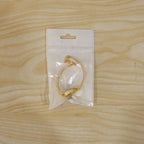 Gold Plated Bracelet Watch With Green Dial Crystal Accent Design For Women