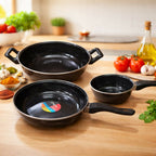 ALVENZA Non-Stick Cookware Set – Hard-Coated Surface for Durable Cooking