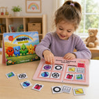 ALVENZA Shape Learning Book for Kids – Fun Velcro Activity for Toddlers