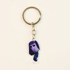 ALVENZA Big Cartoon Character Keychain – Bold Acrylic & Metal Charm