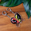 ALVENZA Best Friends Acrylic Breakable Keychain – 2-in-1 Matching Set