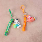 ALVENZA Cartoon Character Bag Charm Keychain – Cute Clip-On Accessory