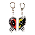 ALVENZA Best Friends Acrylic Breakable Keychain – 2-in-1 Matching Set