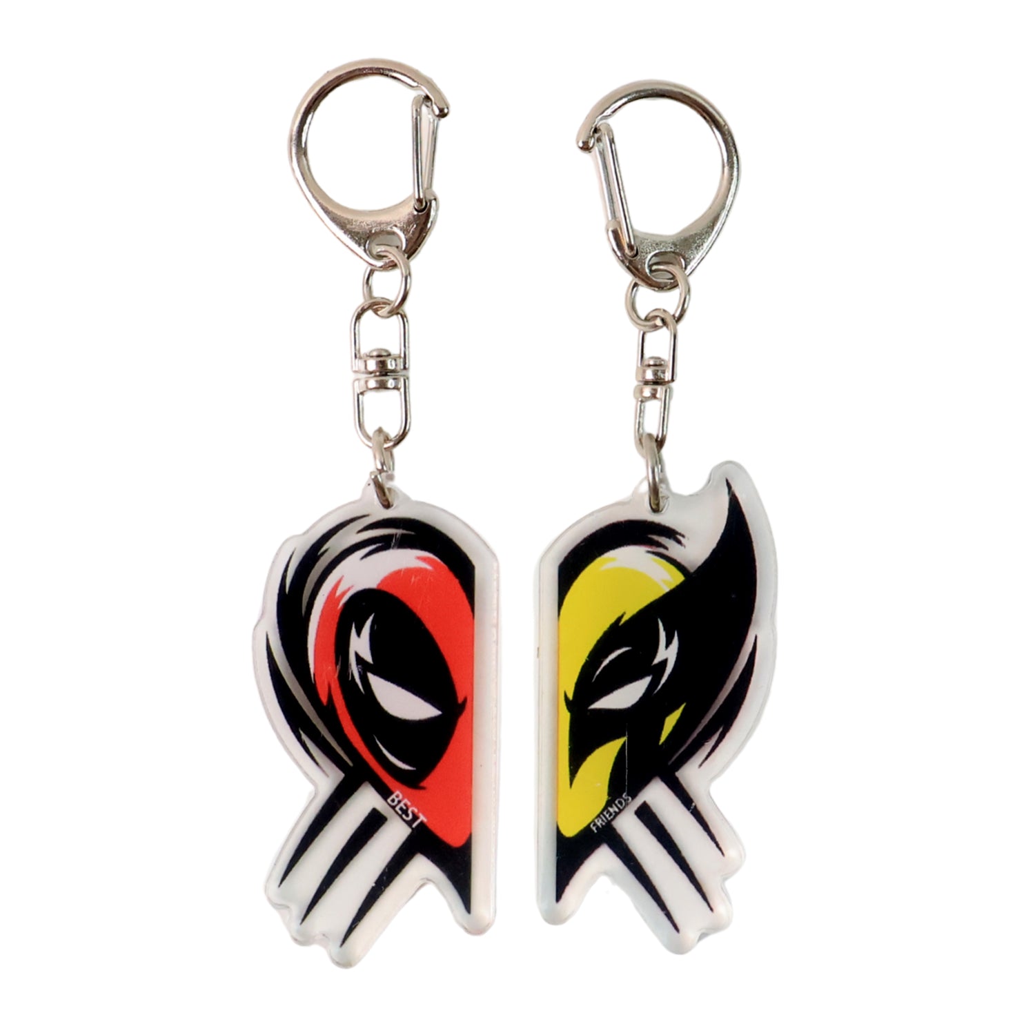 ALVENZA Best Friends Acrylic Breakable Keychain – 2-in-1 Matching Set