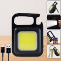 ALVENZA Rechargeable Keychain Flashlight – 4 Light Modes, Magnetic Base, COB light, | Vastate