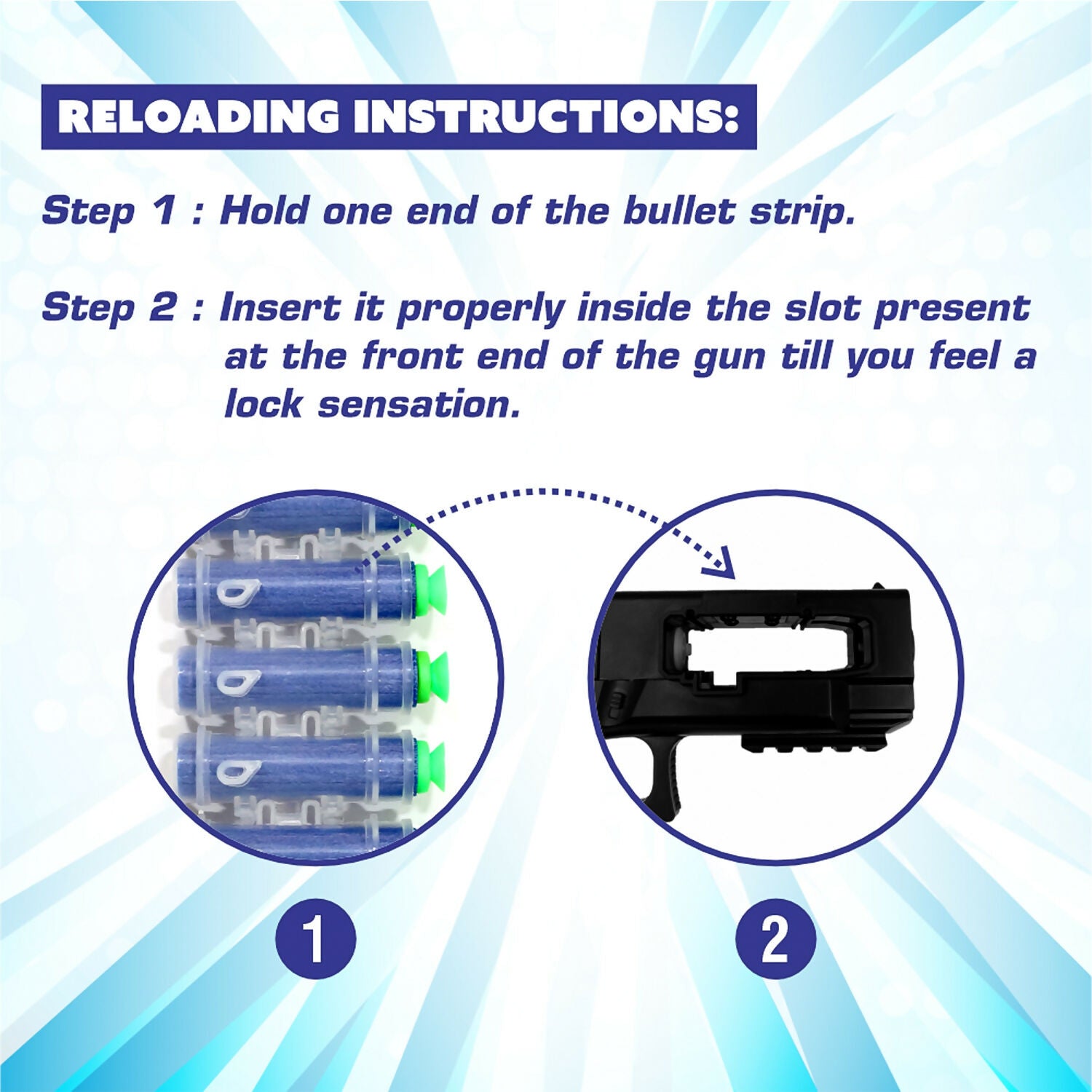 ALVENZA Soft Bullet Toy Gun Set – Rechargeable with Dual Firing Modes
