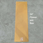 ALVENZA 24-Inch Metal Floor Vase – Elegant Gold Leaf Design for Home Decor