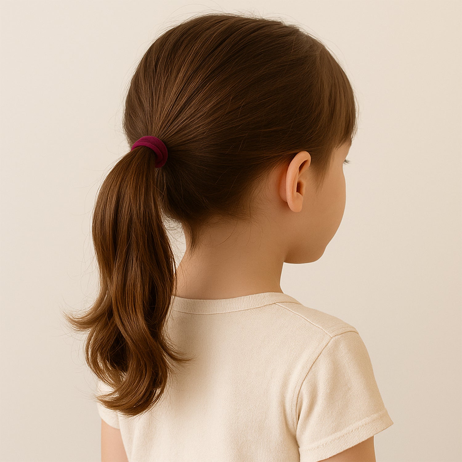 Small Hairbands Multicolour Rubber Bands (Pack of 100) | Calm & Curl - Front View
