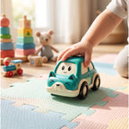 ALVENZA Toddler Toy Cars Set – 12-Piece Colorful Pull Back Vehicles